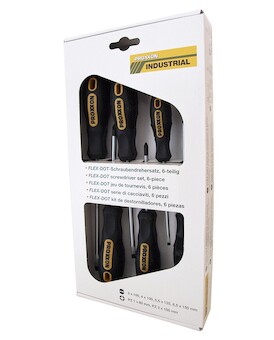 Proxxon FLEX-DOT sada šroubováků (Plochý + křížový)- 6 kusů 22606