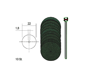 Proxxon Řezací kotoučky 10 ks + trn 28810