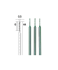 Proxxon Spirálový mikrovrták 0,5 mm 3 ks 28864