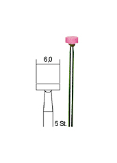 Proxxon Stopkové brousky korund kotouč 6 mm 5ks 28776