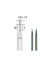 Proxxon Tvrdokovové frézovací vrtáky kopinaté 1,0 a 1,2mm 2ks 28320