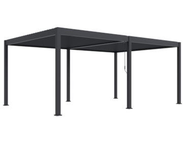 Rojaplast Bioklimatická pergola INTRO DUO 6x4 m, hliník - volně stojící 6464