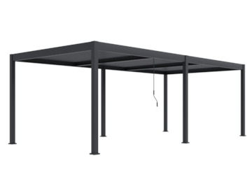 Rojaplast Bioklimatická pergola INTRO DUO 7,2x3,6 m, hliník - volně stojící 7364