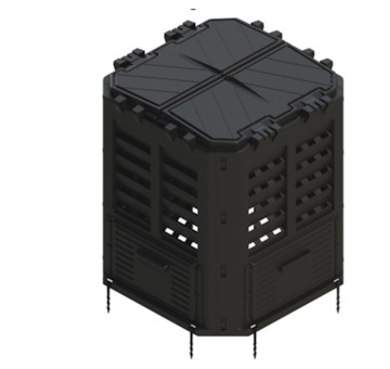 Rojaplast Kompostér 360 L - černý 100360