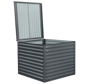 Rojaplast Kompostér plechový PREMIUM 98x98x85cm CP007