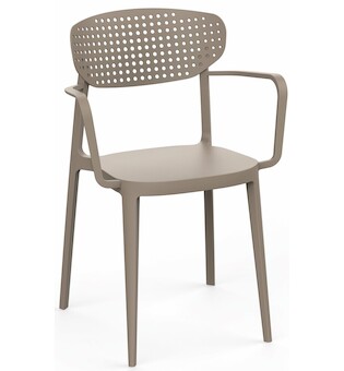 Rojaplast Křeslo AIRE ARMCHAIR - taupe 541802