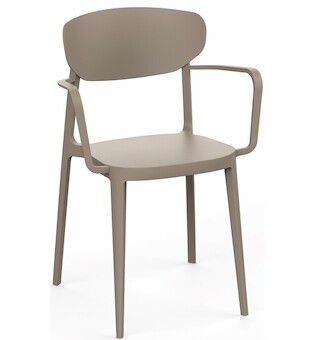 Rojaplast Křeslo MARE ARMCHAIR - taupe 551802