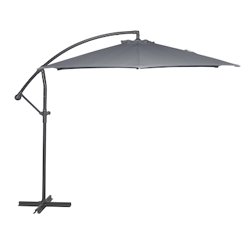 Rojaplast Slunečník FREE POLE o300cm - grafit 607/76