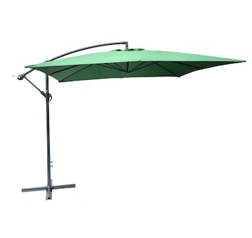 Rojaplast Slunečník kovový NEPROMOKAVÝ 8080 - 270x270cm - zelený 601/12