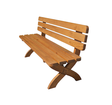 Rojaplast STRONG MASIV zahradní lavice dřevěná - 180 cm 281/2