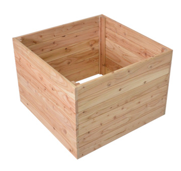 Rojaplast záhon vyvýšený PREMIUM MODŘÍN 70x70x50cm dřevěný 9213