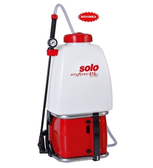 SOLO 416Li PRO - 20L aku postřikovač , 11.1V/7.8Ah Li-Ion