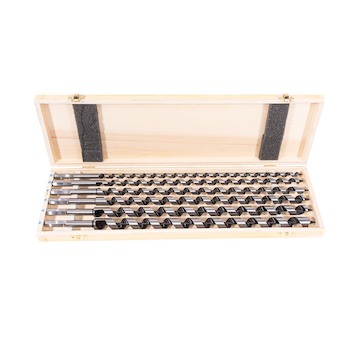 Stavtool P11161  Sada hadovitých vrtáků do dřeva 6 dílů | 230 mm, dřevěný box