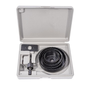 Stavtool P11807  Sada vykružovacích korunek 8 dílů | 51-102 mm, plastový box