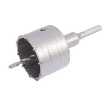 Stavtool P11827  Vykružovací korunka do zdi, šestihranná stopka | 65 mm / 100 mm