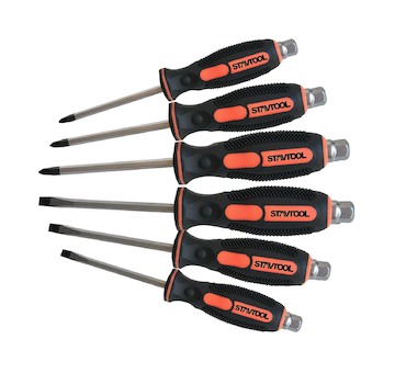 Stavtool P15399  Sada úderových šroubováků PL, PH 6 dílů