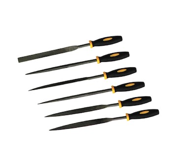 Stavtool P18801  Sada jehlových pilníků 6 dílů | 140 mm