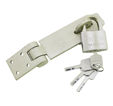 Stavtool P19017  Petlice na visací zámek + zámek | 160x40 mm