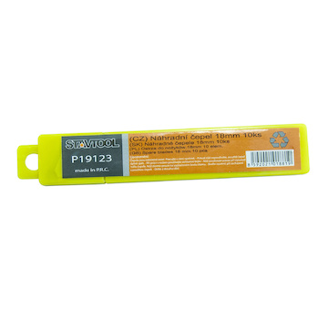 Stavtool P19123  Náhradní čepele (břity) | 18 mm (1bal/10ks)