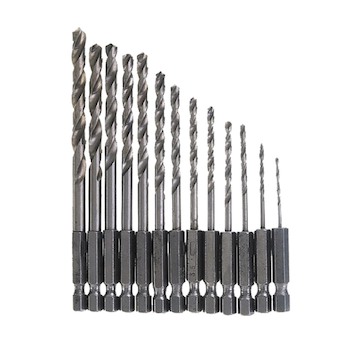 Stavtool P26213  Sada vrtáků do kovu HSS-R | 1,5 - 6,5 mm 13 dílů