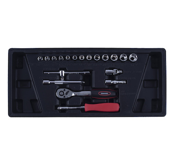 Stavtool PWT105  Sada hlavic šestihranných 1/4