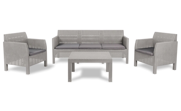 TOOMAX MATILDE 5 SEATER zahradní plastový set - šedá Z0115R5--2500