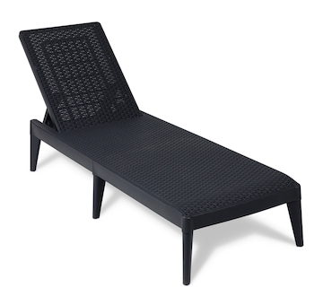 TOOMAX NUMANA plastové zahradní lehátko - grafit Z0950R1--4100