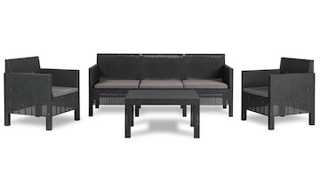 TOOMAX PENELOPE 5 SEATER zahradní plastový set - grafit Z0112R1--4100