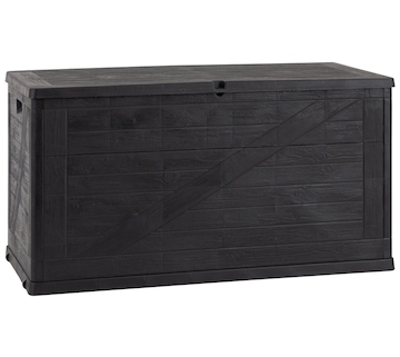 TOOMAX WOOD zahradní plastový úložný box 420 L - grafit Z0163R0--4100
