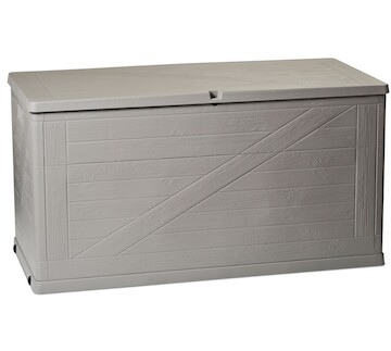 TOOMAX WOOD zahradní plastový úložný box 420 L - světle šedá Z0163R0--2500