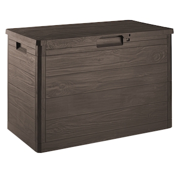 TOOMAX WOODYS zahradní plastový úložný box 160 L - hnědá Z0186R0--3500
