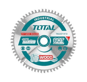 TOTAL TAC231413 Kotouč pilový, 185mm, 60T, industrial