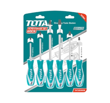 TOTAL THT250606 Šroubováky, sada 6ks, industrial, CrV