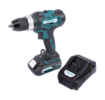 XTLINE Aku vrtačka 18 V, 40 Nm + 1 baterie 2.0 Ah + nabíječka 2.4 A XT102705-1B2