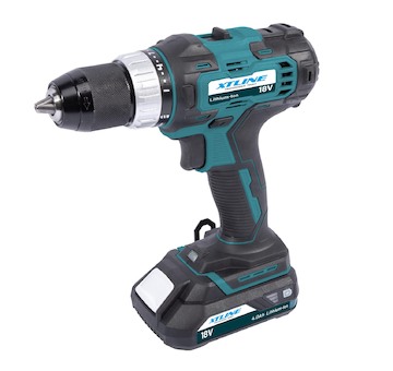 XTLINE Aku vrtačka 18 V, 40 Nm + 2 baterie 2.0 Ah + nabíječka 2.4 A XT102771