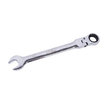 XTLINE KL345019 Klíč očkoplochý ráčnový kloubový 72 zubů, 19 mm