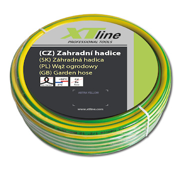 XTLINE T302751 Hadice zahradní Astra Yellow PROFI, 1/2