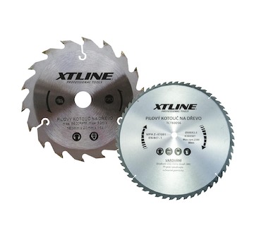 XTLINE TCT21024 Kotouč pilový s SK plátky, 210x1,6x30/24 zubů
