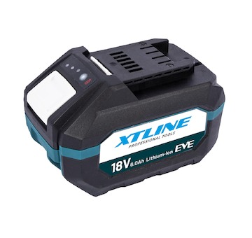 XTLINE XT102787E Aku baterie Li-Ion 18 V, 6.0 Ah EVE