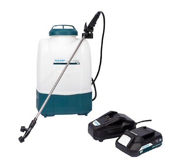 XTLINE XT102940-1B2 Aku zádový postřikovač 18 V + baterie 2.0 Ah + nabíječka 2.4 A