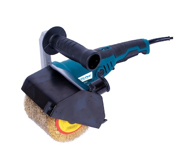 XTLINE XT105350K Satinační válcová bruska 1300 W + ocelový kartáč válec 120x100x0,3 mm
