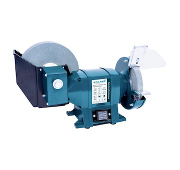 XTLINE XT107175 Bruska stolní dvoukotoučová s pomaloběžným kotoučem 250 W, 150 / 200 mm