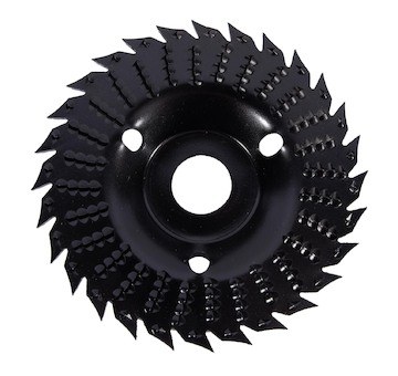 XTLINE XT164124 Kotouč rašplový s ozubením plochý hrubý, 125x3x22,2 mm