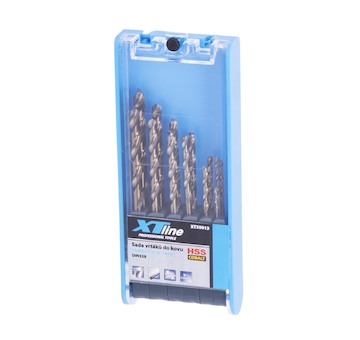 XTLINE XT35013 Sada vrtáků do kovu cobalt HSS-Co 5 13 dílů, 1,5-6,5 mm, plastový obal