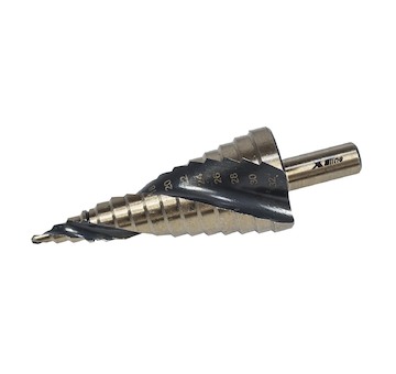 XTLINE XT36045 Vrták stupňovitý HSS TiAIN, 10-45 mm, krok 5 mm (TRI)