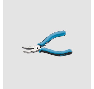 XTLINE XT54131/D Kleště zahnuté hladké čelisti 125mm CrV