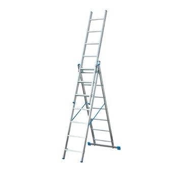 XTLINE XT609EK Žebřík trojdílný hliníkový, 3x9