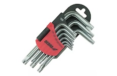 Dedra 06F220 Klíče Torx krátké T10-T50, sada 9 ks, CRV