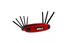 Dedra 06F242 Klíče torx T9–T40 sada 8 ks, CRV, černěné