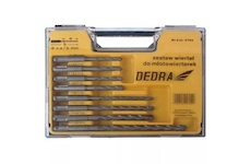 Dedra 0704 Sada 8 vrtáků pro vrtací kladiva